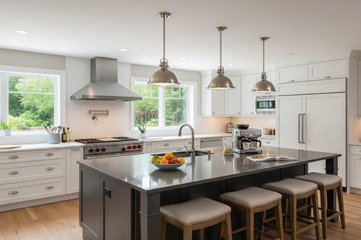 rénovation de cuisine réussie